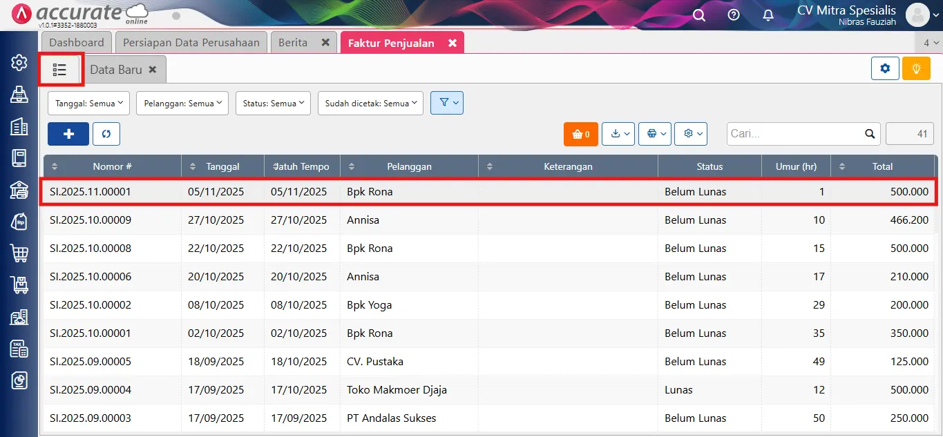mencetak formulir A5 di kertas A4